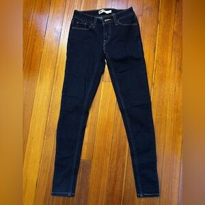 Levi's Skinny Jeans Dark Denim Size 26